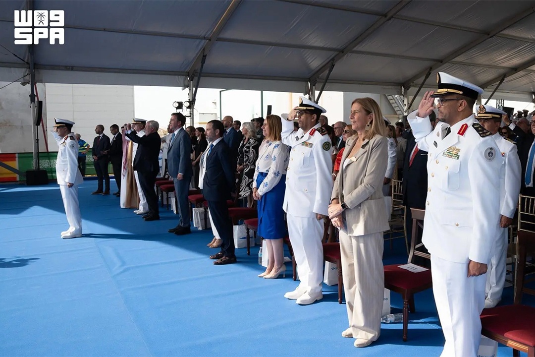 Royal Saudi Naval Forces Float HMS AlMadinah, First Ship of Sarawat Program's Second Phase